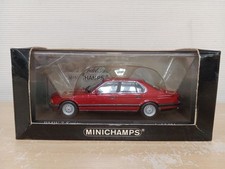 MINICHAMPS BMW 7 Series 1986 1/43 Scale Car with Damage and Case Wear