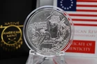 2023 1 oz Silver AG $1 American Rev 250th Anniversary Boston Tea Party Proof