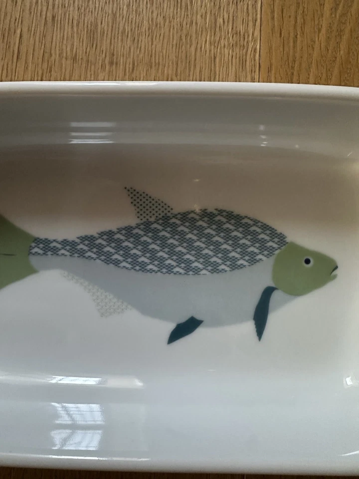 Habitat petit plat Aven décor poisson - Photo 3/4