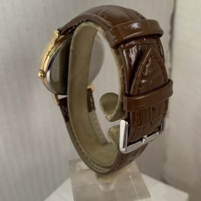 Citizen Men's Eco-Drive Day /Date White Dial Gold PVD B.L Strap