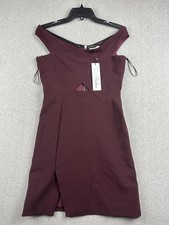 Parker Rory Dress Womens Small Purple Off Shoulder Bodycon Party Wedding NWT