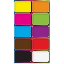 Ashley Colors Design Mini Whiteboard Eraser, Multicolor, 0.8"