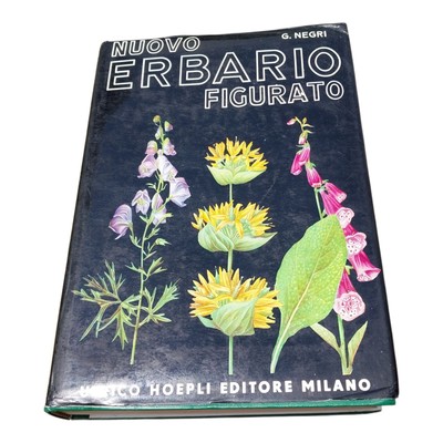 Nuovo Erbario Figurato By G. Neg Italian Botany Book (1976) HC Flowers Plants
