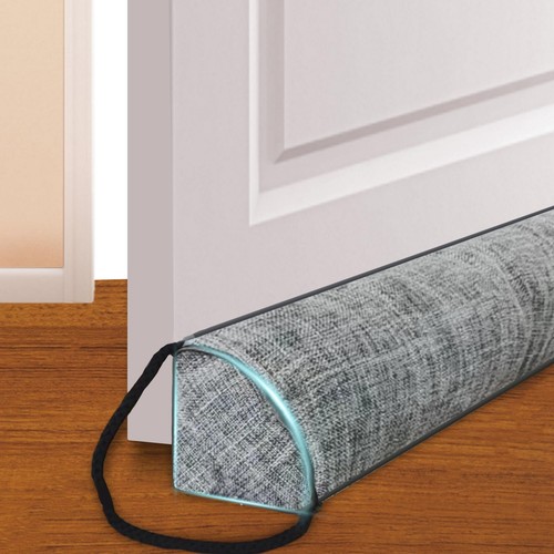 Triangle Under-Door Draft Stopper, 36 Inch Noise Blocker, Weighted Weather St...