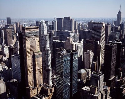 Photo:Aerial view of New York City