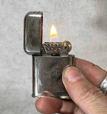 Beautiful Thorens Lucky Petrol Lighter Switzerland Consistent Light