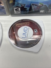 PSP 3001E Black Console - Sony PlayStation Portable + 6 games & Case, Tested. A+