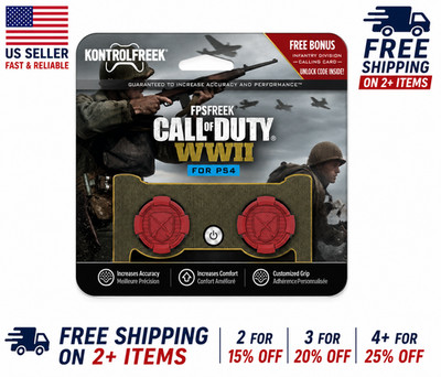 KontrolFreek FPS Thumbsticks for PS4/PS5   WW2   Ships Fast
