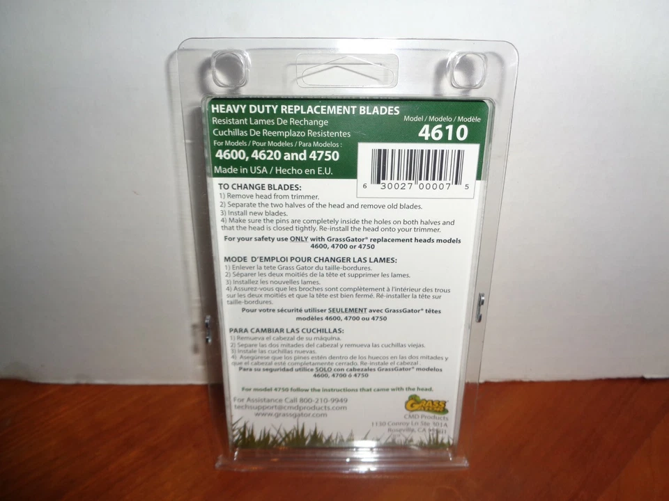 Grass Gator 4610 Heavy Duty Replacement Blades 9 Pack Brand New Free Shipping - Image 2 of 2