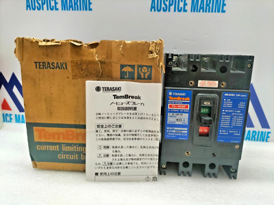 Terasaki TL-100F Tembreak Circuit Breaker 3P 40A PM Shunt Trip