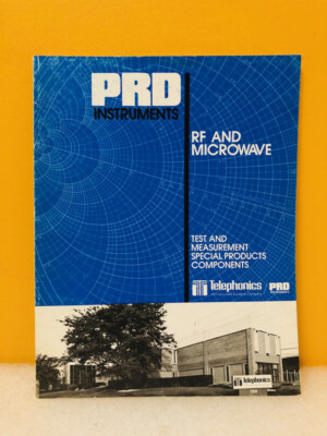 PRD RF And Microwave Test And Measurement Special Products Components