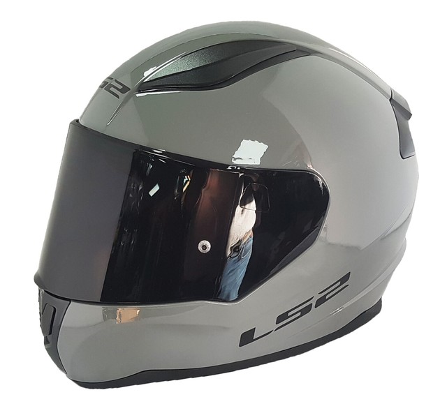 LS2 FF353 RAPID FULL FACE GRAY MOTORCYCLE HELMET NARDO GREY WITH DARK