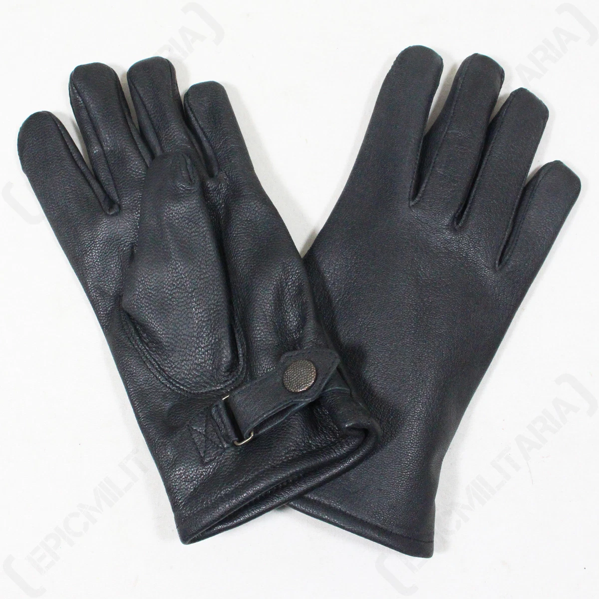 German Army Lined Leather Gloves - Winter Lined Military Combat Black Mens New
Opens in a new window