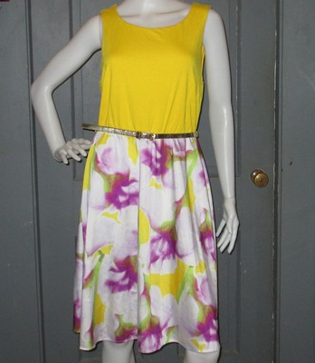 bright yellow sundress