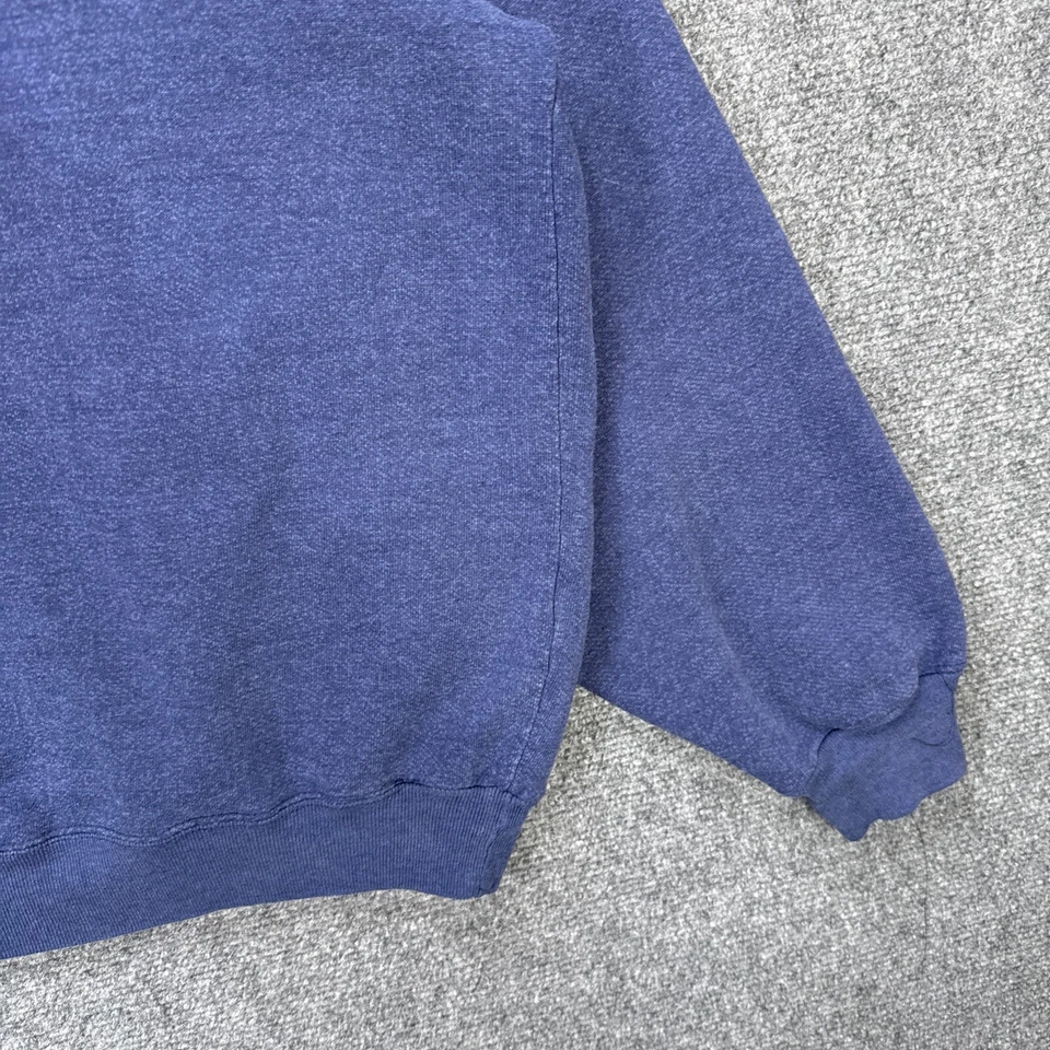 Vintage Notre Dame Sweatshirt Mens XL Navy 90s College University Faded USA - Image 4 of 4