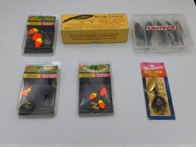 Lot of 6 Packaged Fishing Lures & Strike Indicators