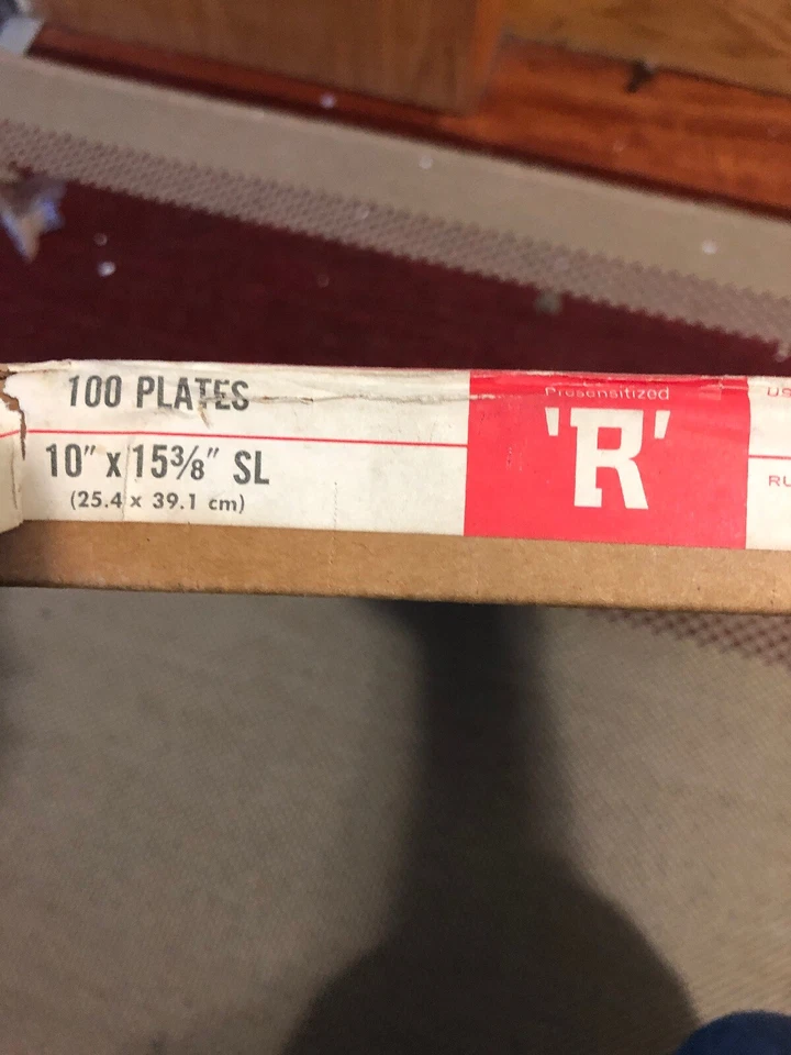 VTG 3M Brand Photo OFFSET 100 PLATES presensitized R 10"x15 3/8" EXP 6/1971 RARE - Image 4 of 4