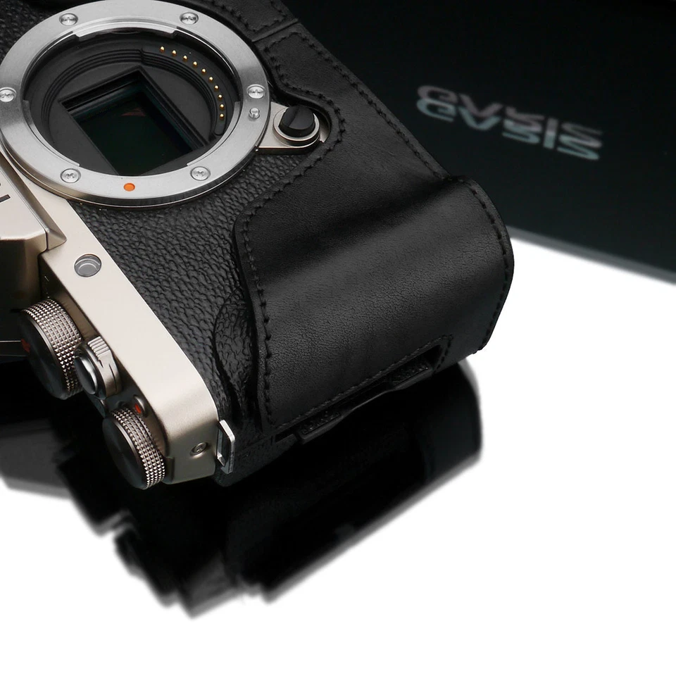 Gariz XS-CHXT100BK Genuine Leather Half Case for Fuji XT100 X-T100 Black - Image 4 of 4