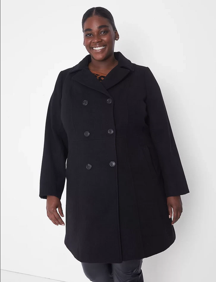 Lane bryant wool coat hotsell