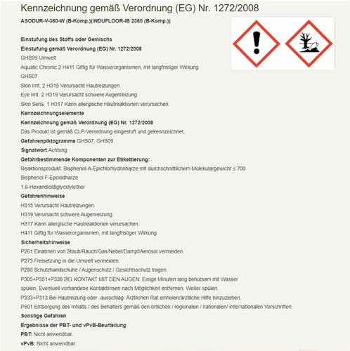 Schomburg ASODUR-V360W 6 kg 2K Betonversiegelung Bodenbeschichtung Versiegelung - Bild 10 von 15