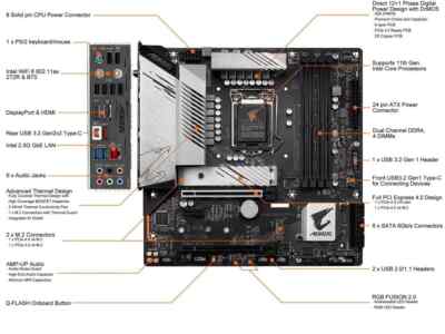 GIGABYTE B560M AORUS PRO AX Intel B560 LGA 1200 Micro ATX