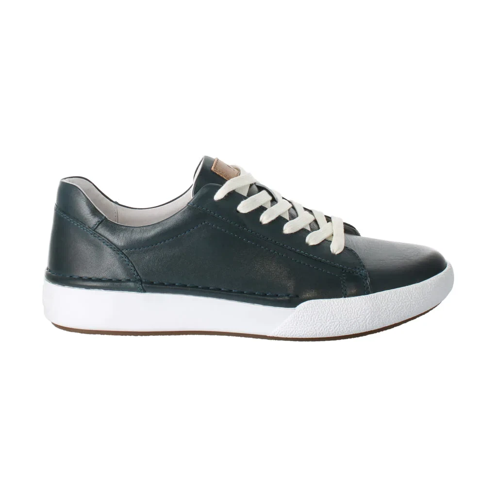 Josef Seibel Women s Claire 01 Casual Leather Trainers Ocean Blue