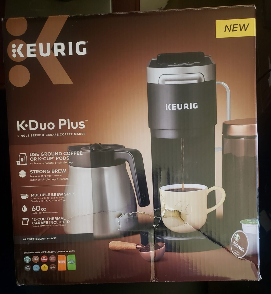 Keurig K-Duo Plus Single Serve and Carafe Coffee Maker - Black