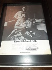 Percy Faith Anytime Of The Year Rare Original Promo Poster Ad Framed!