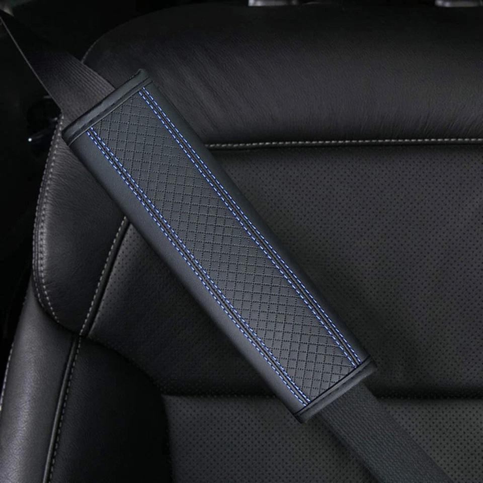 2x Capa de Cinto de Segurança para Carro Almofada de Ombro Conforto Almofada Arnês Acessórios - Imagem 4 de 4