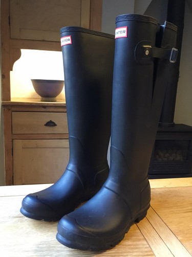 Hunter Wellies Ladies Black Size 6 | eBay