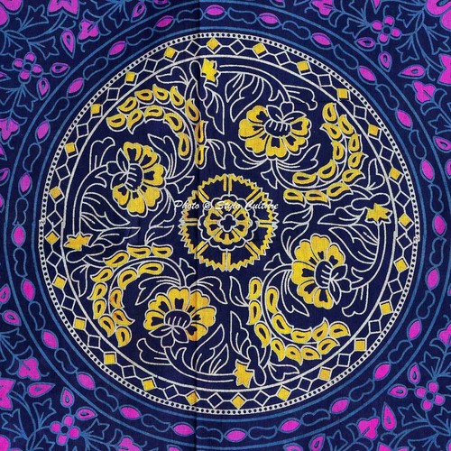 Indian Twin Size Mandala Tapestry Hippie Wall Hanging Bohemian Bedspread Throw - Picture 5 of 19