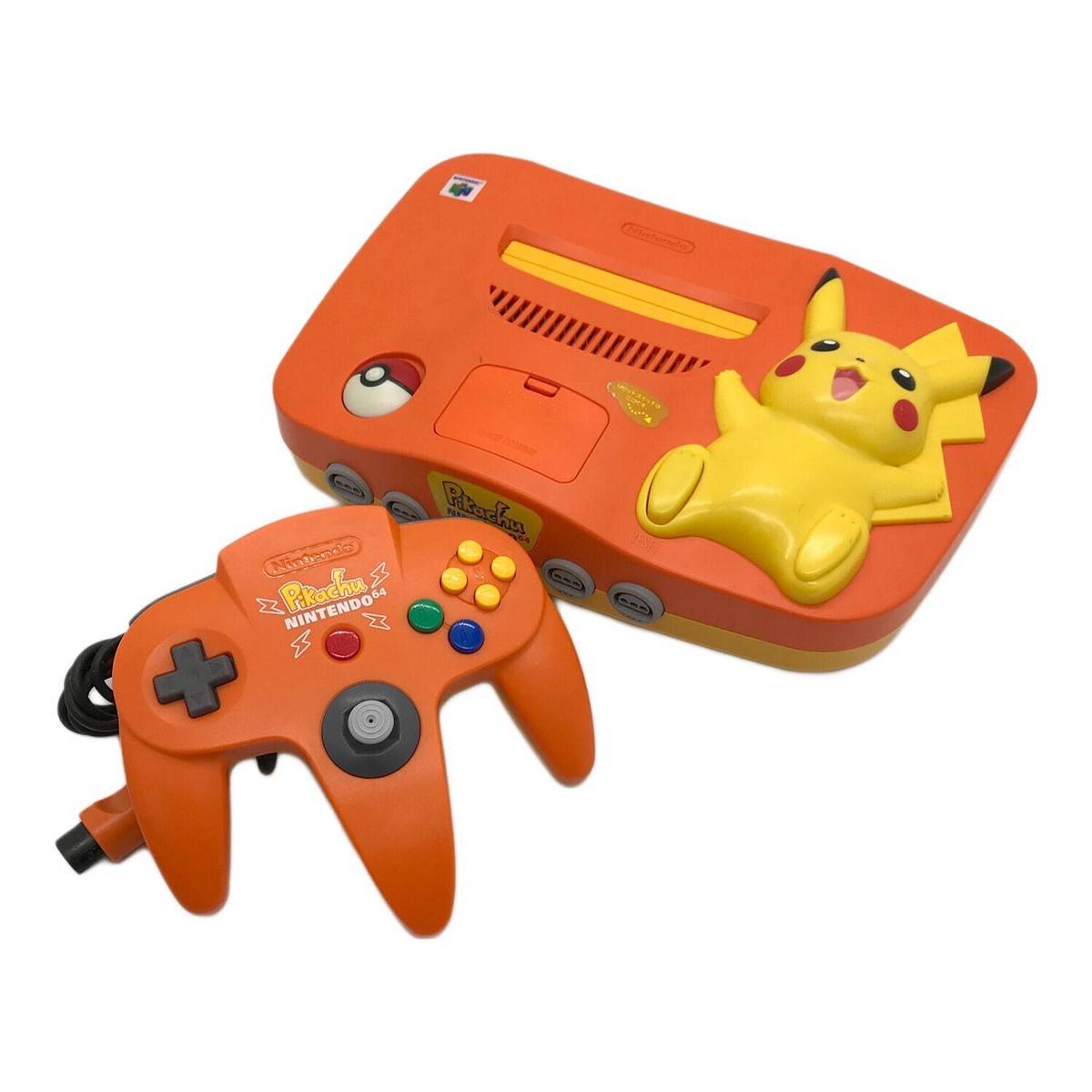 Nintendo 64 Pikachu Edition NUS-101 Excellent Condition Nintendo 64 Pikachu Edition NUS-101 Excellent Condition