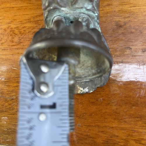 Antique Flagpole Topper Bronze Eagle Finial WOW NICE PATINA - Picture 18 of 24