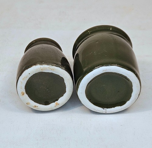 Restaurant China Two Individual Creamers Green - Picture 3 of 4