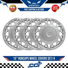 New 15" Replacement Hubcaps Wheel Covers Set/4 For 1997-2005 Buick Century