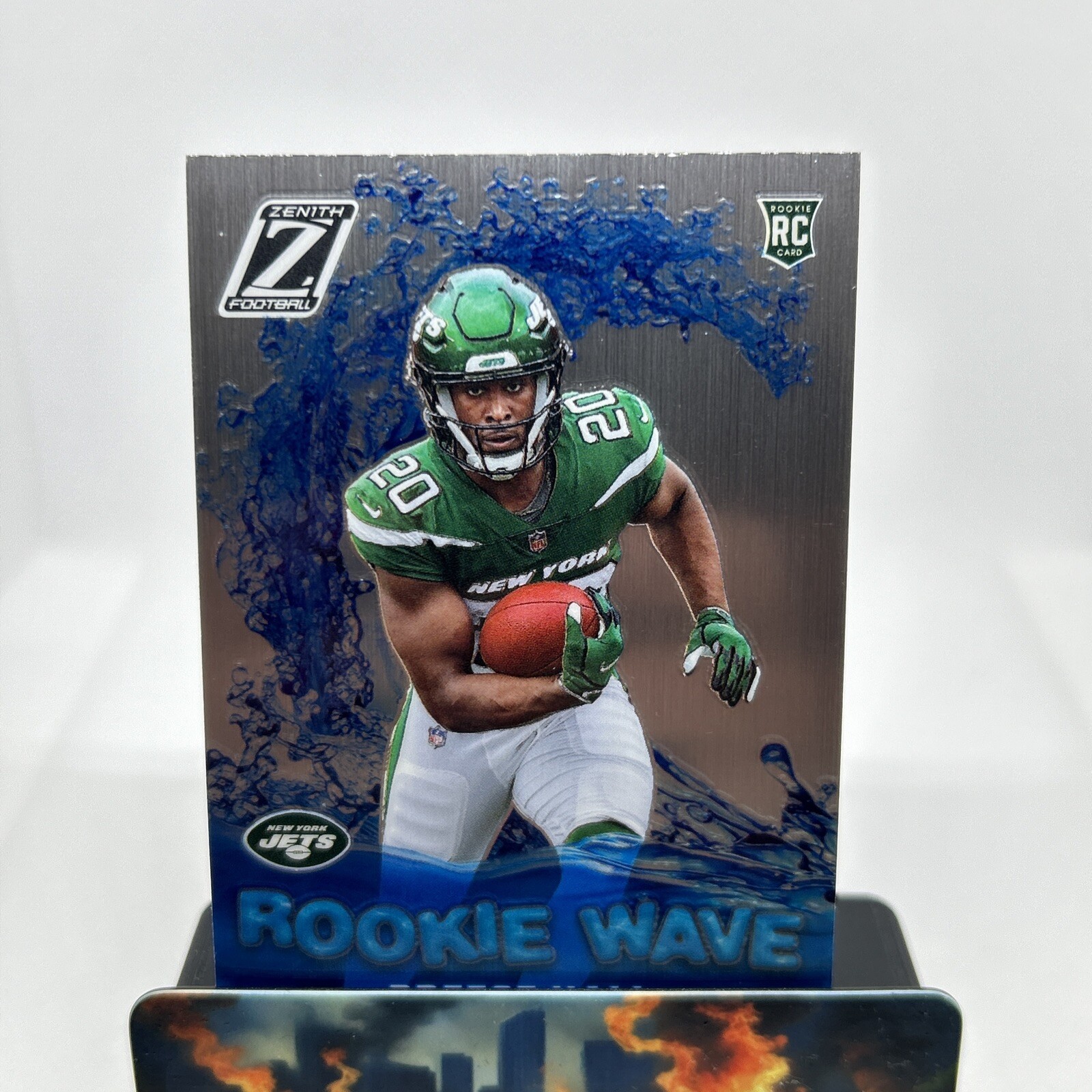 Breece Hall 2022 Panini Zenith Rookie Wave Jets RC