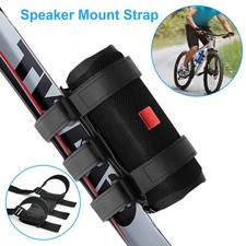 Portable Bike Speaker Mount Handlebar Sound Bar Bicycle Holder Straps Adjustable