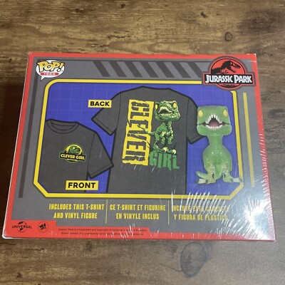 Funko Jurassic Park Velociraptor Clever Girl Pop & Tee Box Lunch Exclusive Large