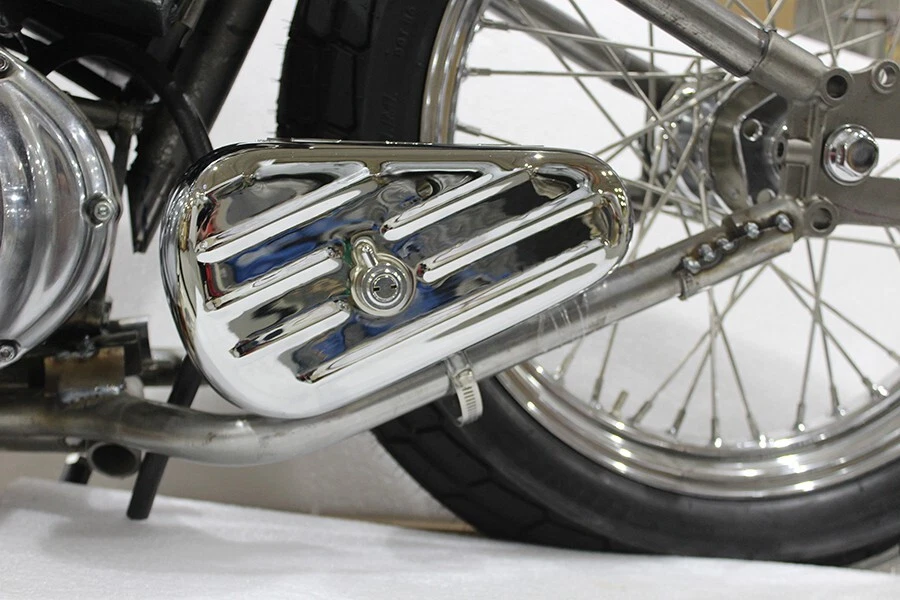 Caja de herramientas Harley Sportster XL rígida soldada 1957 arriba LH personalizada V-Twin 50-0625 X4 Foto 4 de 4