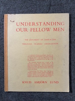   Knud Asbjørn Lund Understanding Our Fellow Men PB New Knowledge Books