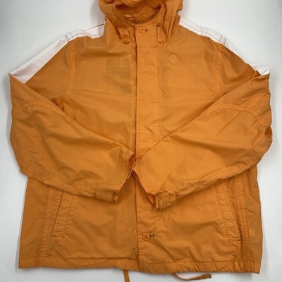 Vintage Gap Mens XL Orange Hooded Windbreaker Vintage Y2K Gorpcore
