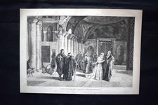 Case veccie e case nove, quadro del signor Saverio Altamura Incisione del 1882