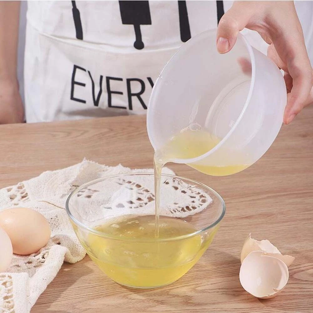 Efficient Transparent User-Friendly Reliable Hygienic Kitchen Egg Separator Tool