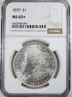 1879 NGC MS65+ Morgan Silver Dollar || Plus Grade