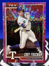 2026 Topps Cody Freeman RC #224 Pink Holo Foil Rangers FREE SHIPPING