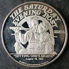 2oz Silver Saturday Evening Post ANA Round