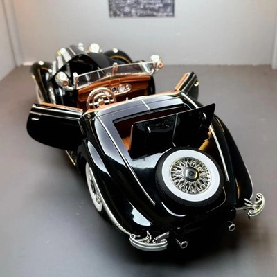 1:18 1936 Benz 500K Diecast Modellauto Alu Classic Light Sound Spielzeug Qualität
