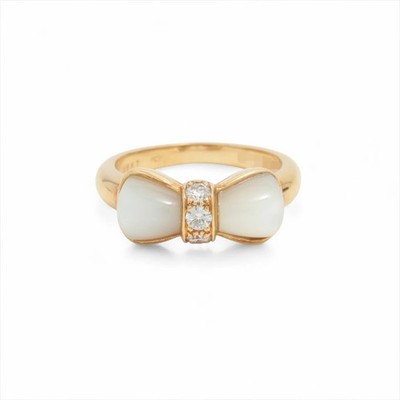 Van Cleef & Arpels no Papillon Ring Shell DiamondYG US#3-1/4 P0057698