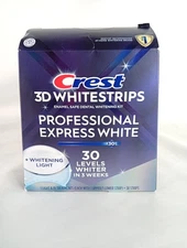 New Crest 3D Whitestrips Professional Express White 19 Treatments 38ct EXP 8/27