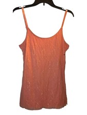 Maurices Coral Lace Camisole Size Medium NWT